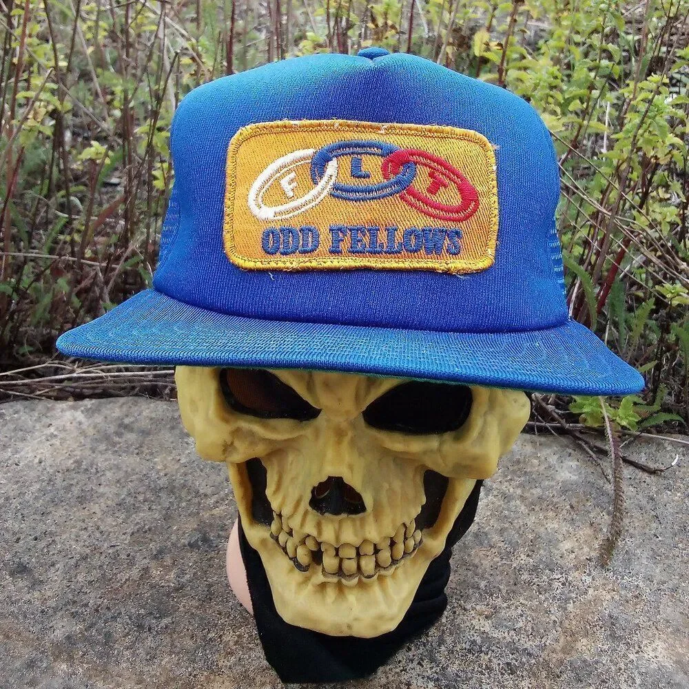 Deadstock New Era FLT Odd Fellows Patch Snap Trucker Hat Cap